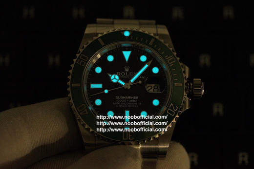 Green绿厂劳li士2020新款潜航者41系列绿水鬼，日本京瓷材料配方，尺寸41mm*12.25，密底，男士腕表，2824自动机械机芯，精钢表带 商品图8