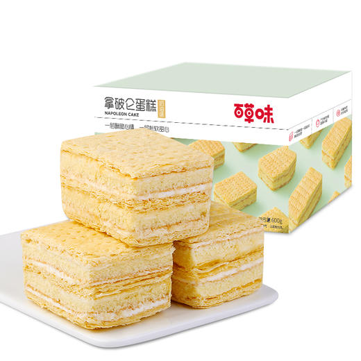 【百草味】拿破仑蛋糕600g 商品图5