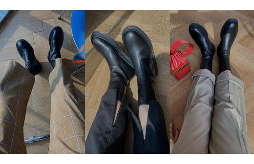 HIDEMI 黑色牛皮女鞋经典款短靴 商品图11