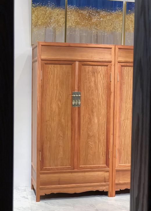 红桥红  家具严选  缅甸花梨（大果紫檀）  【208 经眼录款 方角中式衣柜】 商品图1