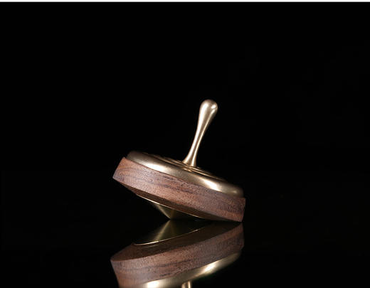 西泠印象 逃禅·陀螺印章 实心黄铜胡桃木打造典藏印章 商品图0