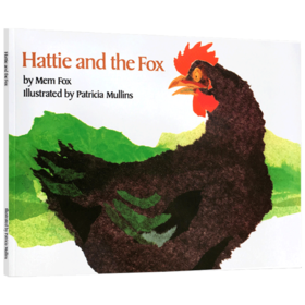 【送音频】【廖彩杏书单】Hattie and the Fox 海蒂和狐狸  认知动物及身体部位  经典启蒙平装绘本