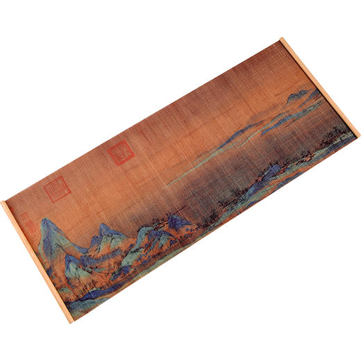 茶道配件-茶席-彩印山水细竹丝茶席 商品图2