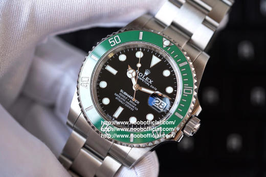 Green绿厂劳li士2020新款潜航者41系列绿水鬼，日本京瓷材料配方，尺寸41mm*12.25，密底，男士腕表，2824自动机械机芯，精钢表带 商品图7