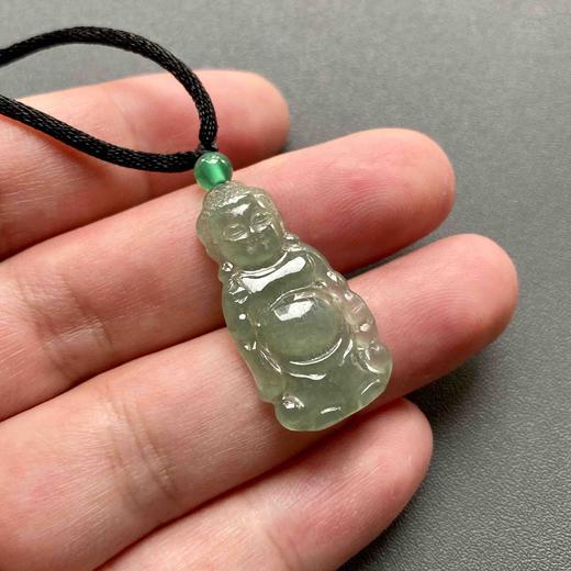 冰种淡晴水翡翠阿弥陀佛 商品图6