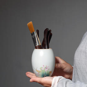 汝窑功夫茶道六君子套装花瓶