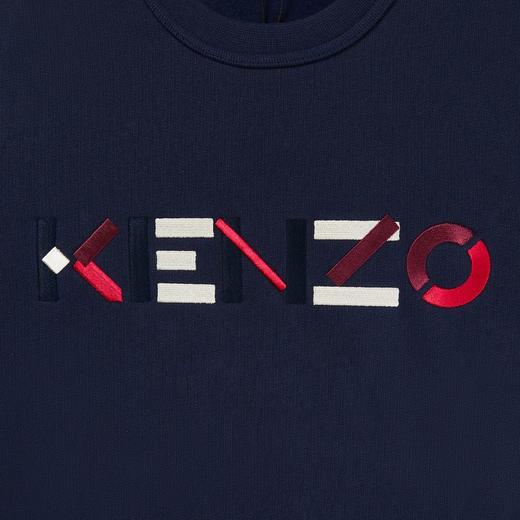 KENZO 高田贤三 女士彩色logo徽标印花长袖卫衣 FA62SW8204MO 商品图4