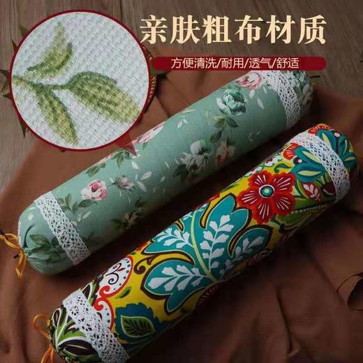 艾草颈椎枕圆柱糖果枕纯艾枕头艾叶枕护颈椎艾绒枕助眠  商品图4