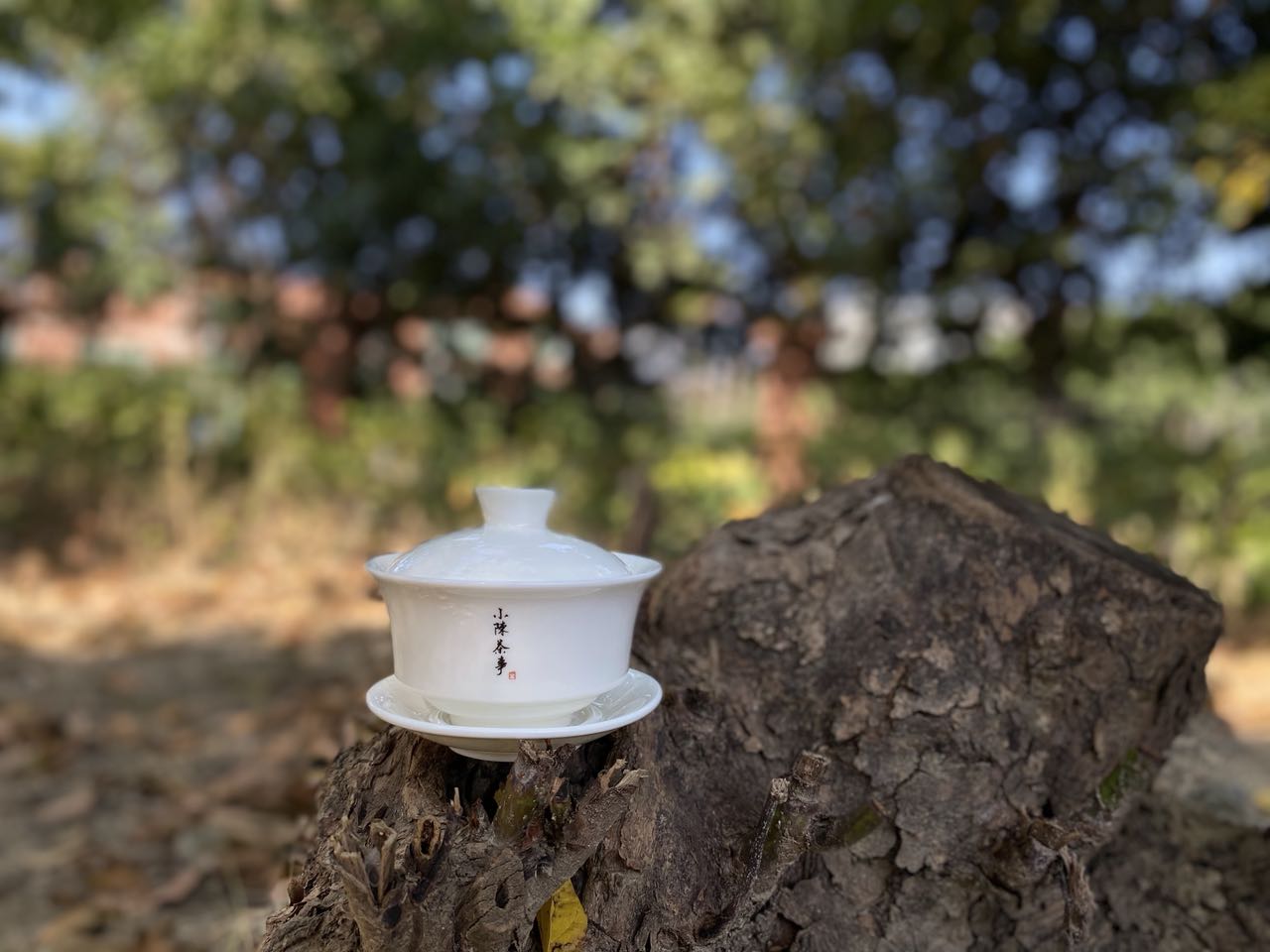 茶友们人手一只的盖碗，小陈茶事独家定制标准盖碗（110毫升）火热热卖中