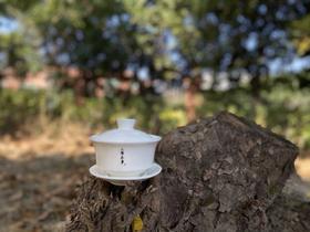 茶友们人手一只的盖碗，小陈茶事独家定制标准盖碗（110毫升）火热热卖中