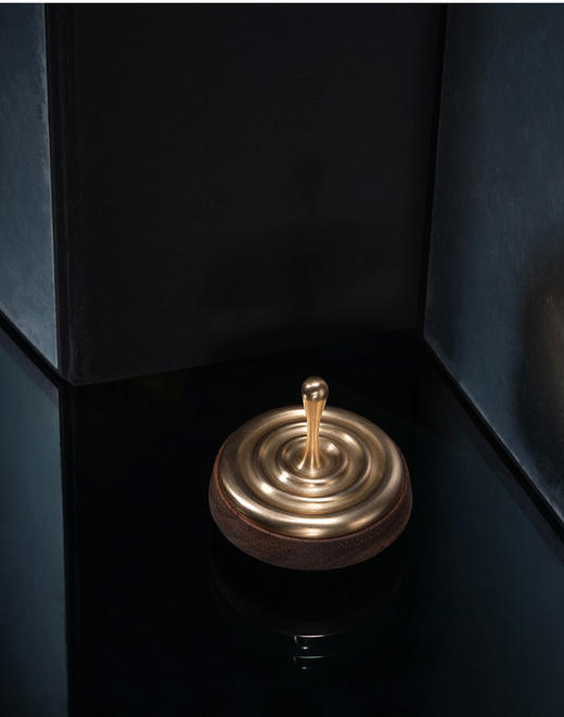 西泠印象 逃禅·陀螺印章 实心黄铜胡桃木打造典藏印章 商品图2