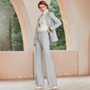 IWY/浅蓝色长袖西装半裙长裤套装CP1477+D0093 商品缩略图1