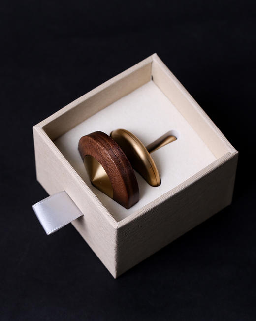 西泠印象 逃禅·陀螺印章 实心黄铜胡桃木打造典藏印章 商品图4