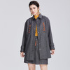 SAINT L’UCK/圣媛女装 冬季新品衬衫式斜纹金葱毛呢棉服外套SA320Q52 商品缩略图2