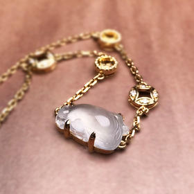 翡翠金蟾手链【定制款】