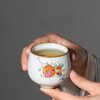 汝窑开片圆茶杯柿子功夫品茗杯家用茶具单杯复古 商品缩略图1