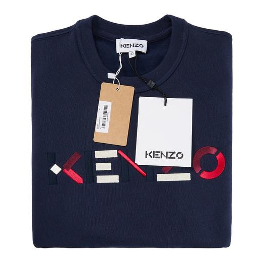 KENZO 高田贤三 女士彩色logo徽标印花长袖卫衣 FA62SW8204MO 商品图5