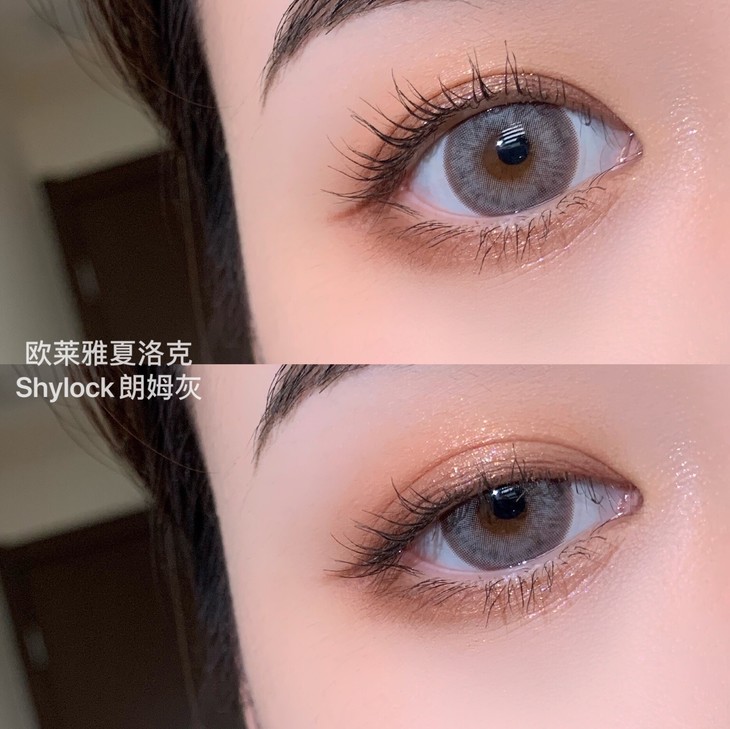 honeyparty年抛隐形眼镜 朗姆灰 一副/2片 - cmyokicon草莓美瞳殿