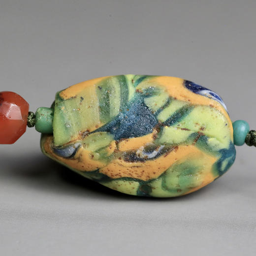 伊朗高古砗磲+琉璃项链 商品图2