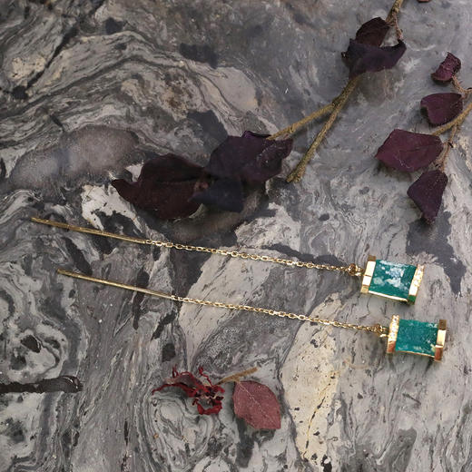 汉代八棱琉璃棒耳线 商品图1