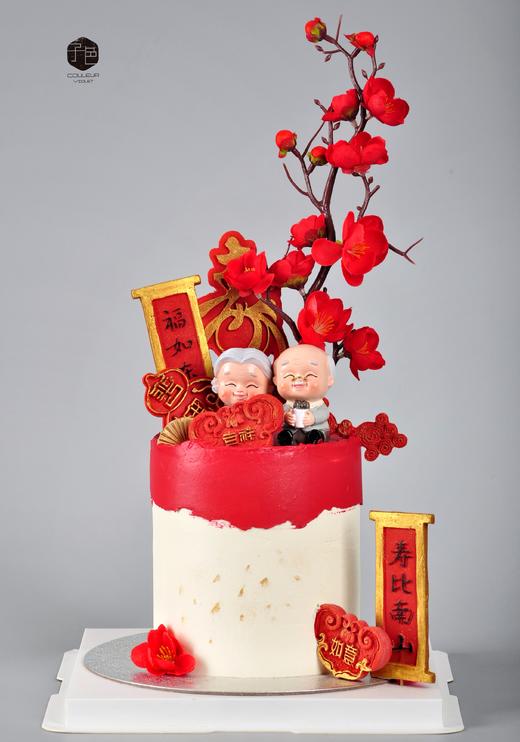 Couleur Violet 中国风寿宴系列乳酪霜生日蛋糕【特高款】 商品图2