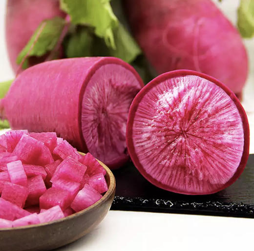 紫美人水果萝卜清甜多汁富含花青素亦果亦蔬