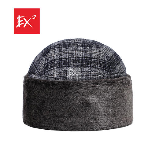 伊海诗帽子男冬天保暖套头帽加绒加厚毡帽中老年人帽防寒帽366078