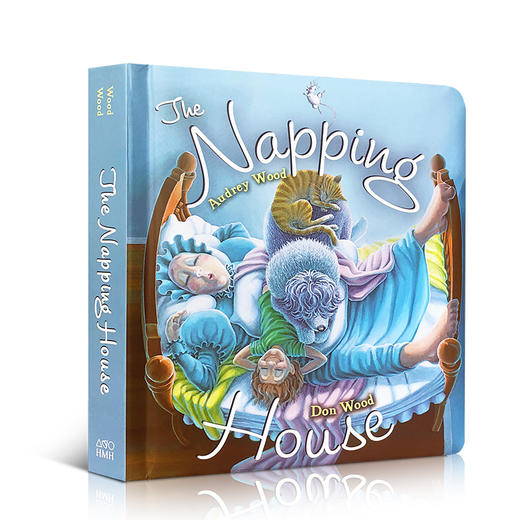 【送音频】【廖彩杏书单】The Napping House 打瞌睡的房子   纸板韵文绘本 商品图0