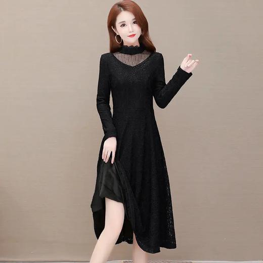 YWE XYKL-J53蕾丝气质修身显瘦减龄连衣裙 商品图1