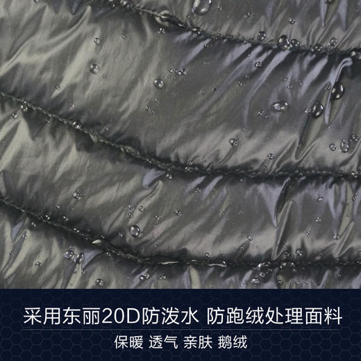 君羽 男女款 鹅绒羽绒马甲立领时尚羽绒背心 C52051/C52050 商品图2