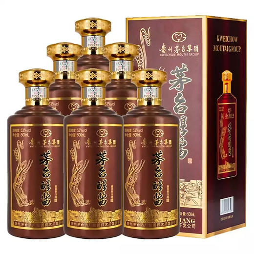 茅台集团茅台醇酱酒 53度酱香型白酒 整箱6瓶*500ml包邮 商品图0