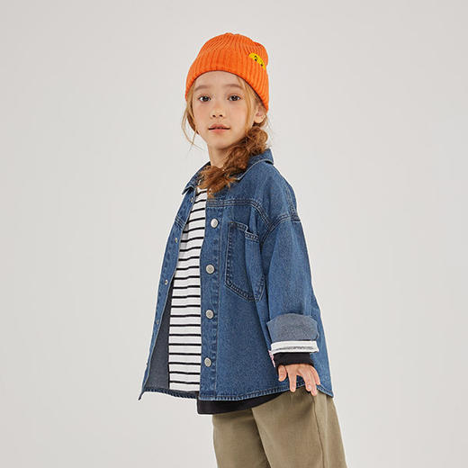 Overfit牛仔衬衫IKYC208C2JPY带授权招加盟代理 商品图0