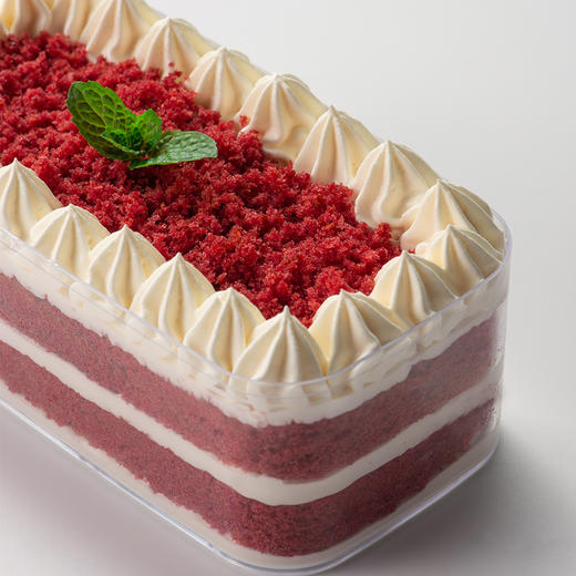 红丝绒盒子蛋糕