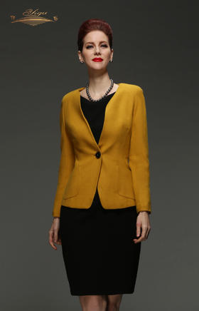 【特惠】YIQU |“心声”西装上衣（姜黄·含50%羊毛）