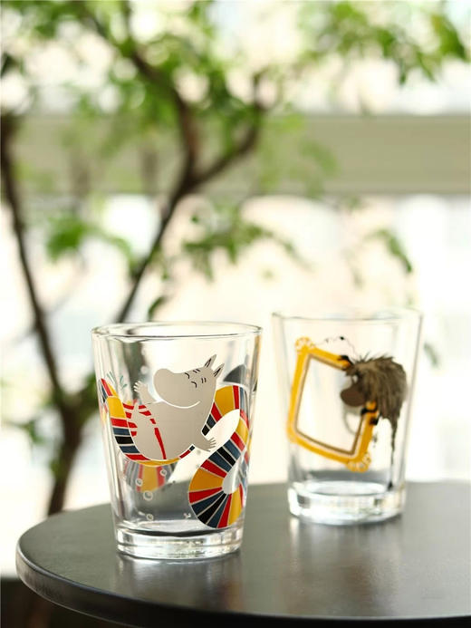 芬兰Arabia玻璃杯 水杯 意大利产 姆明moomin果汁杯220ml |百里居 商品图5