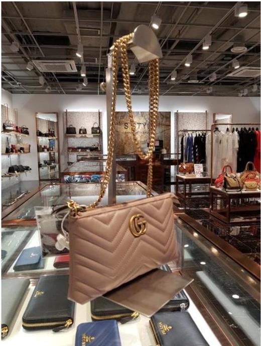 奥莱Gucci Marmont Matlasse迷你链条包443447 DRW1T 5729JPY带授权招加盟代理 商品图1