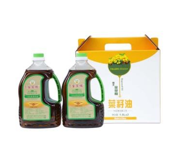 楚天金草帽7D功能型菜籽油礼盒1.6L*2壶 商品图1
