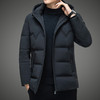 红览 90%羽绒服加厚保暖男士商务中长款外套Y619 商品缩略图1