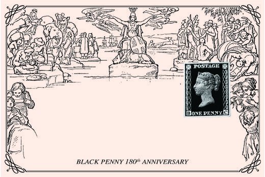 邮票诞生180周年黑便士纪念币 商品图4