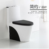 SQ：0373 8D大管道马桶 -黑边 商品缩略图0