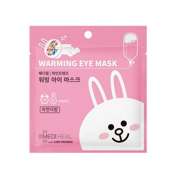 美迪惠尔Mediheal Line Friends暖眼膜薰衣草香5片 Olive YoungJPY带授权招加盟代理