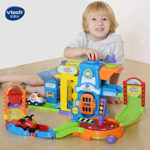 伟易达80-149818神奇轨道车警察局 商品图2