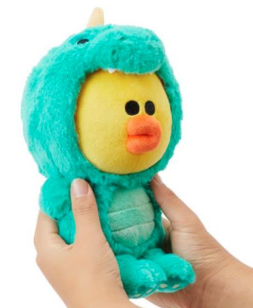 韩国 Line Friends可爱 公仔 Dino莎莉娃娃（19cm）JPY带授权招加盟代理 商品图1