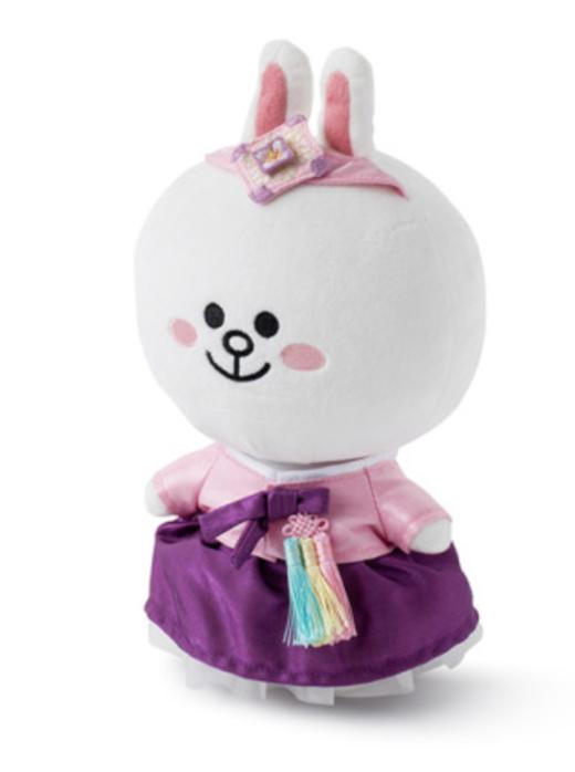 韩国 Line Friends可爱 公仔 康妮韩服版站立娃娃JPY带授权招加盟代理 商品图2