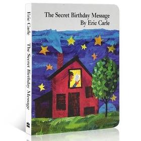 【送音频】The Secret Birthday Message 神秘的生日礼物  Eric Carle趣味纸板书