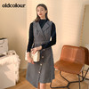oldcolour冬季淑女修身气质百搭连衣裙GM41103920 商品缩略图3