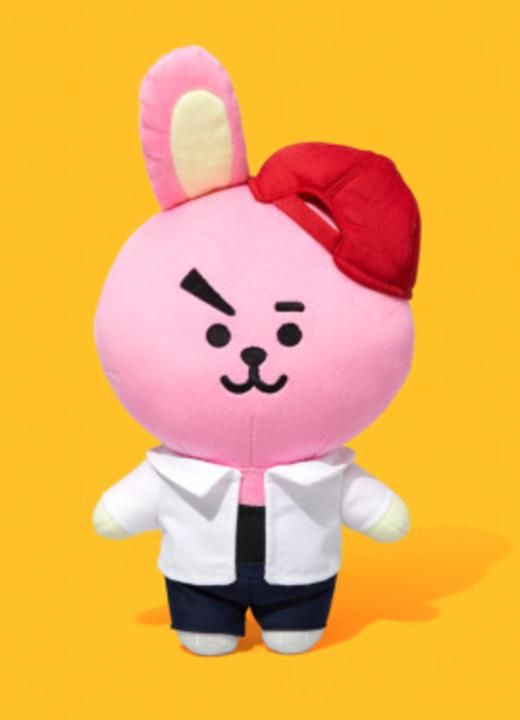 韩国linefriends可爱公仔bt21cooky学校外观站立娃娃
