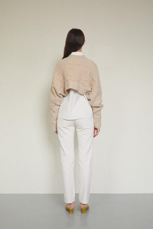 韩国MAISONMARAIS [李世英 宋允儿 宋智孝穿] 针织衫M207KN004IVJPY带授权招加盟代理 商品图3