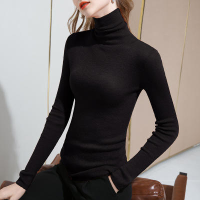 内搭毛衣，纯色长袖高领针织衫SG-AL50189 商品图1