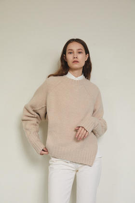 韩国MAISONMARAIS [李世英 宋允儿 宋智孝穿] 针织衫M207KN004IVJPY带授权招加盟代理